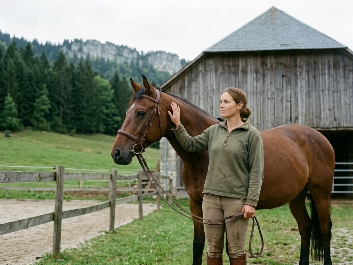 Cours d'équitation à Mercury, Savoie